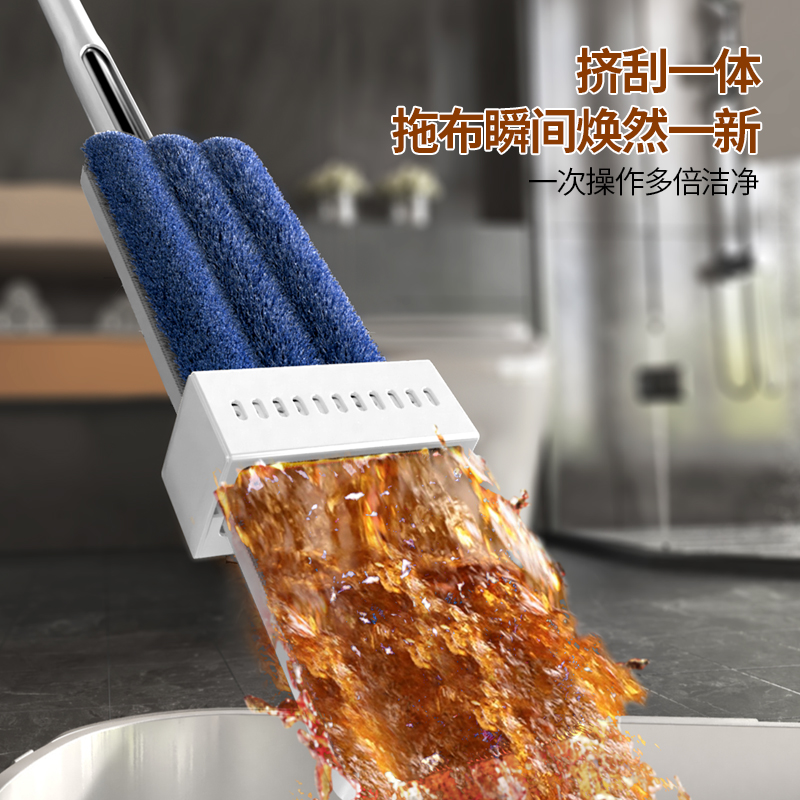 免手洗2025新款平板拖把家用一拖净加大吸水懒人地拖墩布拖地神器