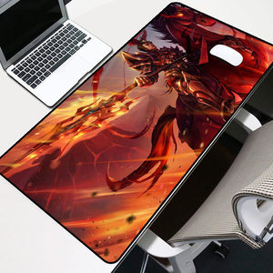 特价清库存鼠标垫超大号游戏英雄联盟可爱女生卡通男女桌垫键盘垫