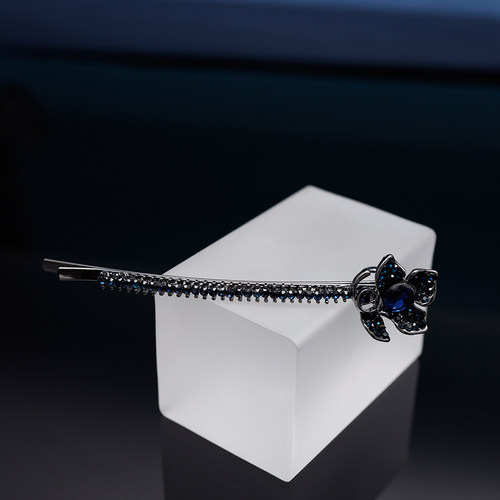 夹子头饰妈妈侧边发夹一字夹大号边夹水钻刘海夹前额碎发卡子顶夹 - 图3