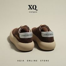 Chancia Winter Day Hot Cocoa ~ Thick Bottom Round Head Plus Suede Pastry Shoes Woman Soft Bottom 100 Hitch Warm Cotton Shoes