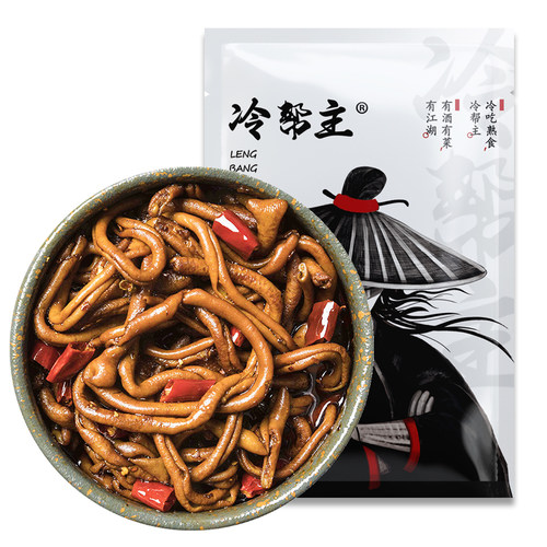 【冷帮主】冷吃系列麻辣鸭肠开袋即食肉类熟食卤味零食解馋100g - 图3