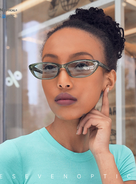 乐柒光学偏光猫眼墨镜太阳镜