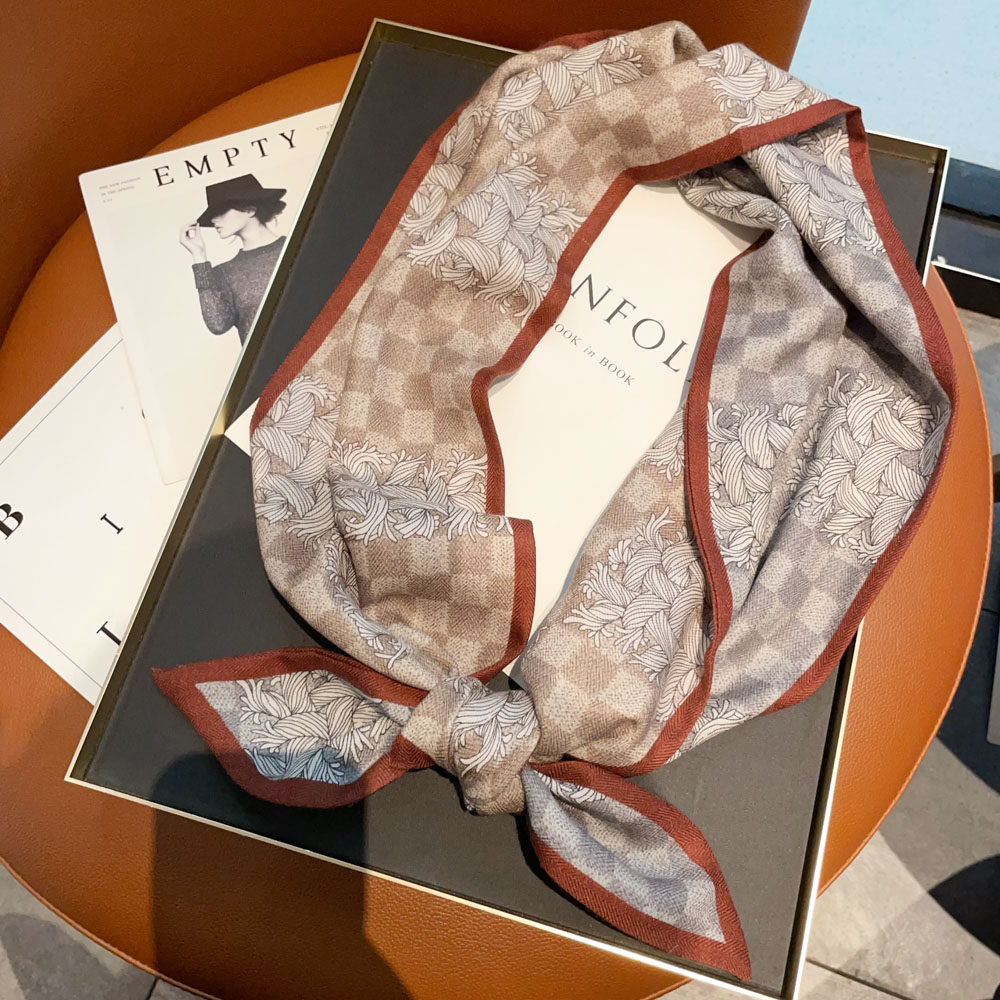  潮流阶梯围巾/丝巾/披肩