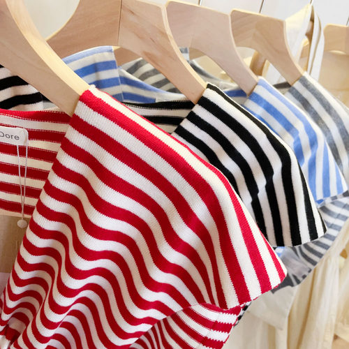 羊毛混纺交叉条纹针织小披肩女外搭保暖坎肩春秋假领子空调房搭肩 - 图3