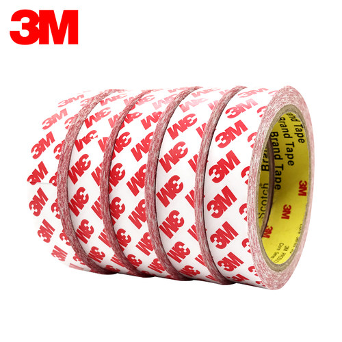 3m55236强力双面胶带高粘度无痕薄耐高温防水半透明防撞条胶贴纸 - 图3