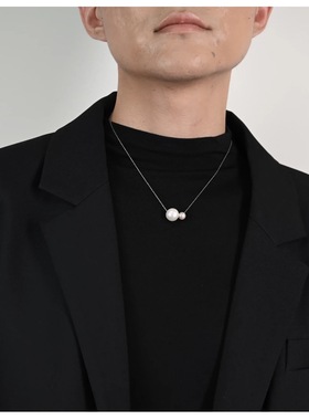 《F1:狂飙飞车》男二同款路路通叠戴双层项链吊坠小众高级感百搭