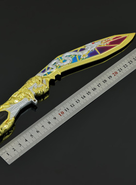 穿越游戏周边武器模型全金属工艺品玩具模型之锋拉丝女团28CM