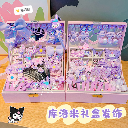 Das Geschenkset mit Haarschmuck für Kinder schadet dem Haar nicht