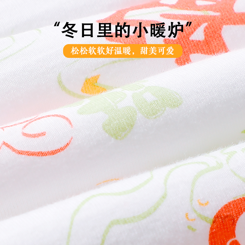木木屋婴儿夹棉连体衣冬款保暖婴儿秋装衣服宝宝加厚套装外穿棉衣