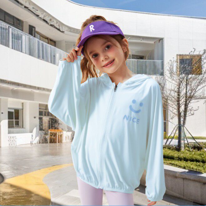 木木屋儿童防晒衣防紫外线冰丝凉感防晒衫男童轻薄外套女童防晒服