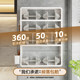 Kitchen rack spice rack wall hanging no punching wall multi-functional multi-layer storage rack storage household spice rack