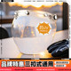 Motorcycle goggles three-button retro helmet lens up and down bubble mirror windproof and UV mask