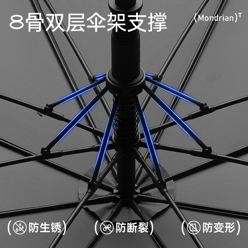 太麻里自动长柄伞双人学生大号加固加厚结实抗风暴超大家用雨伞