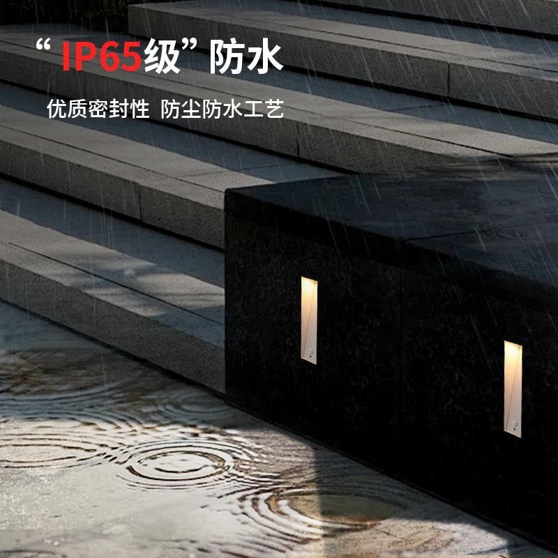 无边框预埋感应地脚灯楼梯墙角走廊宅院小夜灯嵌入式人体红外感应,淘宝优惠券,粉丝福利购,淘宝优惠卷