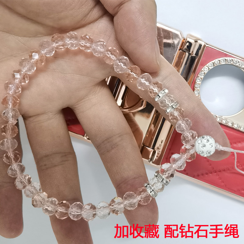 适用于 华为p50pocket2手机壳小香风长挂绳真皮Pocket-S2上下折叠全包防摔香包时尚个性潮大牌保护套肩包宝盒 - 图0