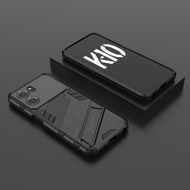 适用于 Oppo K10手机壳5g磨砂硬壳一体支架0pp0 K10pro全包防摔超薄护镜头时尚个性保护套潮牌铠甲网红opook1虎窝淘 