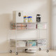 Feeding table three-in-one universal wheel large capacity storage rack