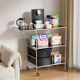 Feeding table three-in-one universal wheel large capacity storage rack