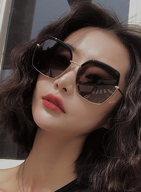 墨镜2025年新款潮女偏光太阳镜防紫外线大脸显瘦近视眼镜开车专用