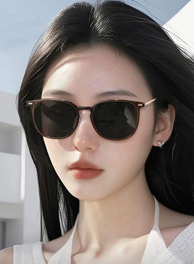 茶色近视墨镜女带有度数偏光防紫外线太阳眼镜