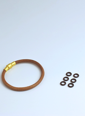 可穿3D转运珠牛皮手绳手链