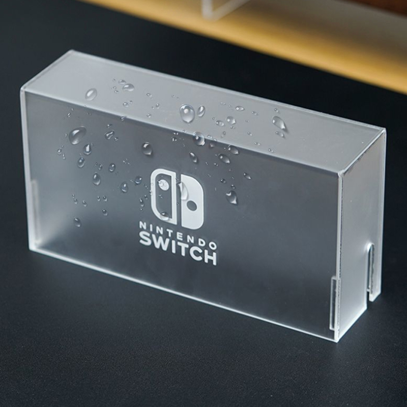 任天堂switch游戏机ns防尘罩磨砂透明亚克力保护壳非拼接oled通用-图3