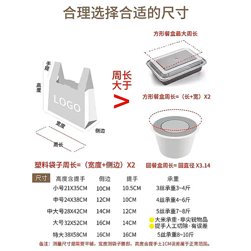 食品级卡通印花塑料袋厂家直销批发背心式手提袋加厚商超通用袋子 - 图3