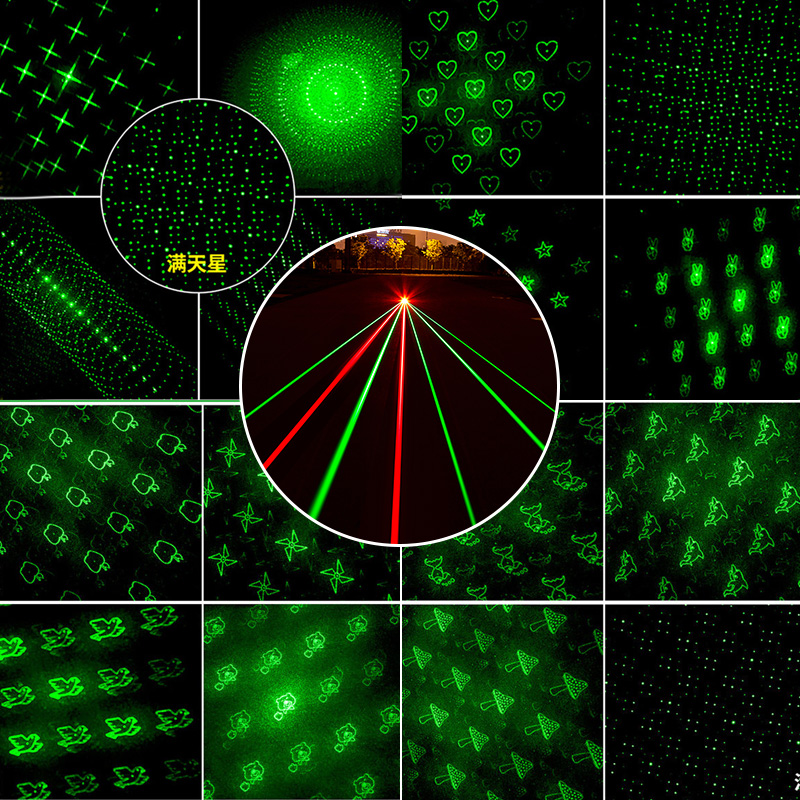 SupLaser 303S激光手电 大功率绿光满天星图案激光镭射灯教鞭 售楼沙盘射笔教学工程指挥天文指星 激光笔 - 图1