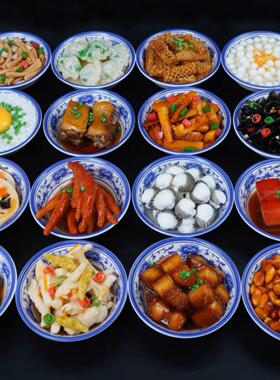 模拟盘子小碗盘子模型假盘子食物模型食物模型影视表演拍摄道具盘