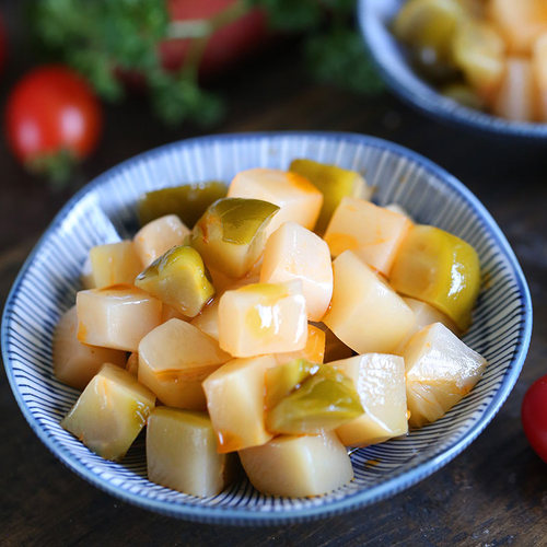 味聚特下饭菜71g/袋清淡榨菜爽口菜芯早餐学生不辣配粥下饭小咸菜 - 图2