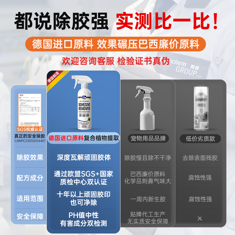 蓝海豚除胶剂家用万能去胶强力清除剂汽车玻璃不干胶双面粘胶清洗 - 图1