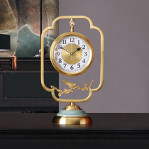 New Chinese Timekeeper Clock Eurostyle Swing clock American retro Living room mute Home Fashion personality Desktop Clock