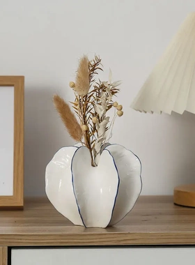 杨桃陶瓷花瓶摆件ins轻奢客厅