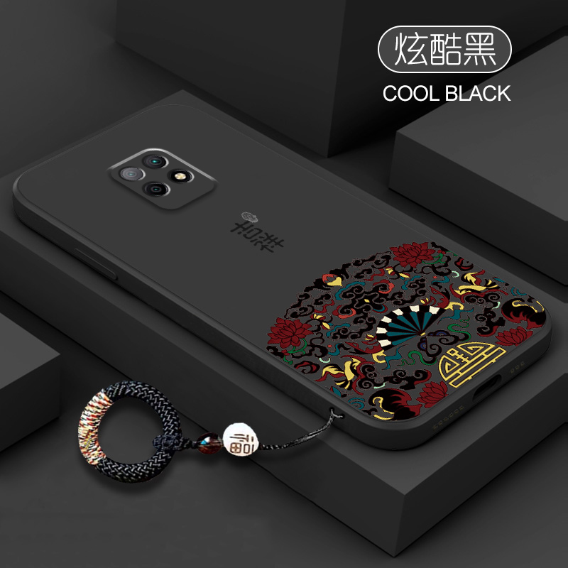 富贵安康适用红米10x手机壳新款4G镜头全包5g液态硅胶10xpro防摔redmi10a高级感男女9A创意mi9挂绳保护套国潮 - 图1