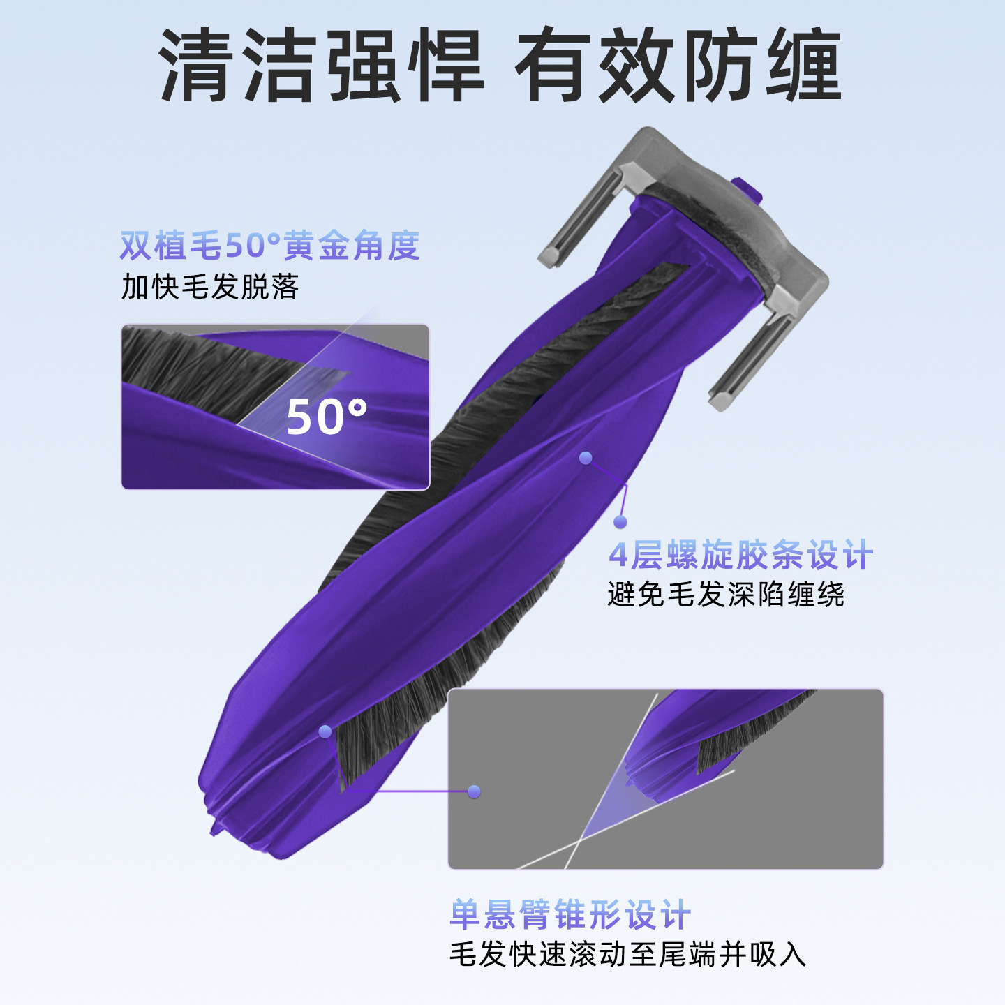 适用云鲸J5 Pure扫地机器人配件抹布过滤网尘袋滚边刷清洁液耗材,淘宝优惠券,粉丝福利购,淘宝优惠卷