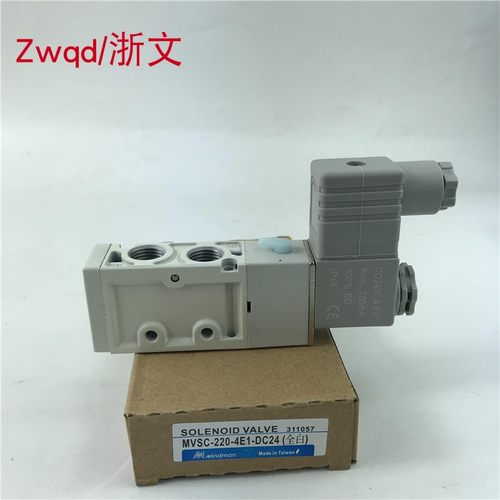 电磁阀Mindman MVSC-220-4E1-DC24V AC220V金器换向阀 - 图2