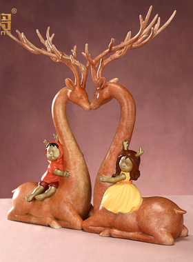 北将黄铜桌面摆件现代简约客厅