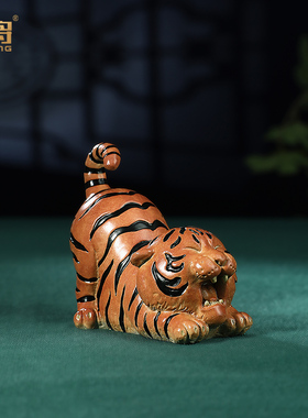 北将生肖可爱风萌虎吉祥物小摆件