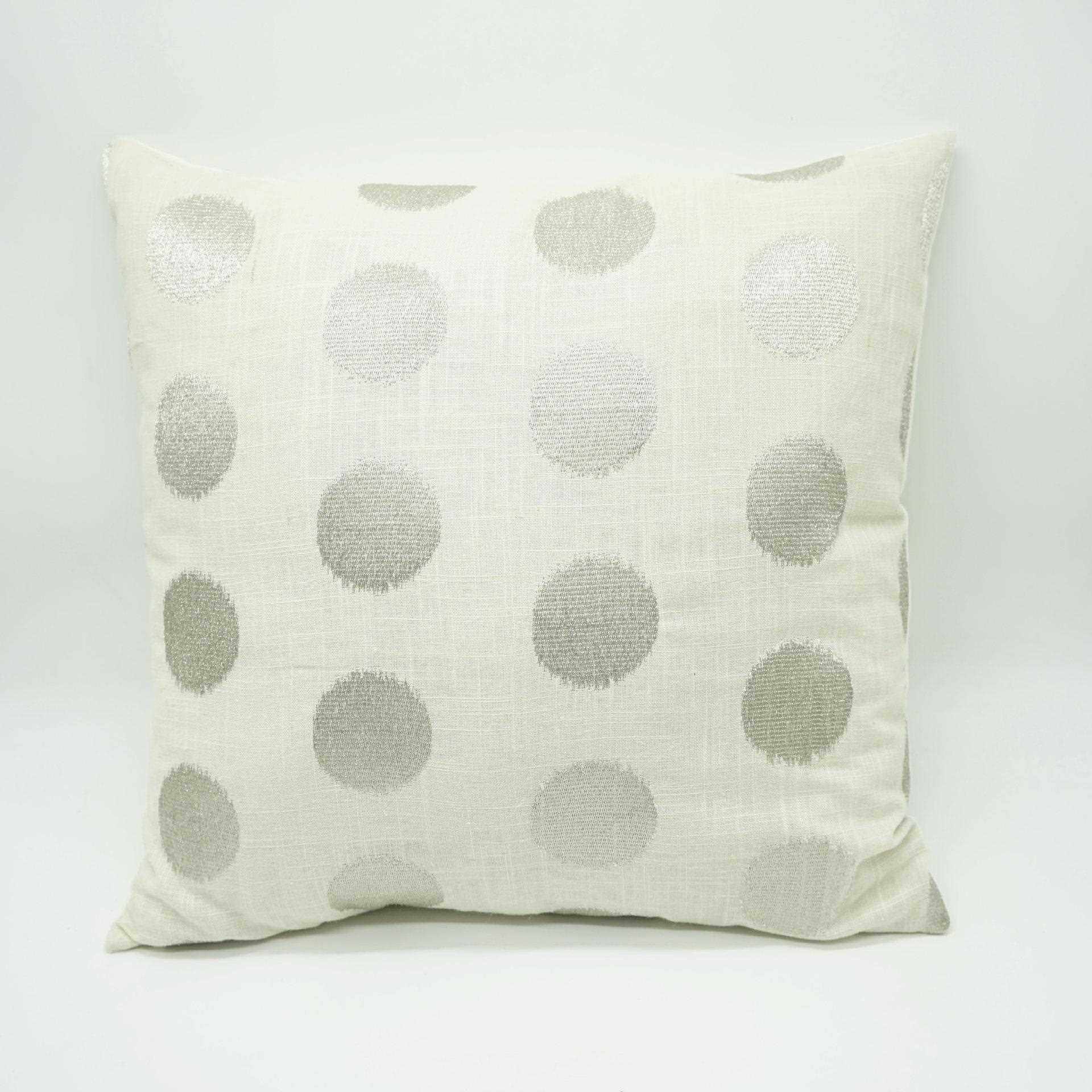 新款直销圆圈绣花居家抱枕布艺刺绣沙发抱枕套靠垫靠枕床头大抱枕,淘宝优惠券,粉丝福利购,淘宝优惠卷