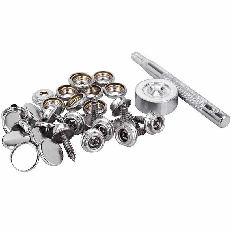 新款直销供应盒装15mm螺丝大白扣 不锈钢螺丝童车帐篷游艇201四合,淘宝优惠券,粉丝福利购,淘宝优惠卷