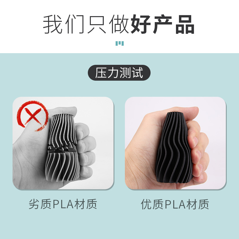 迈凯迪3d打印耗材pla 1.75mm 1KG可定制PETG TPU碳纤维PC木质 abs材料3D打印机耗材PLA涂鸦笔打印笔耗材FDM-图3