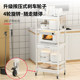 Three-story kitchen microwave oven storage rack