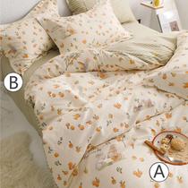 Full cotton pure cotton tatami with four sets of children splicing bed large bed linen single bed Ogasawara to make custom large kang single