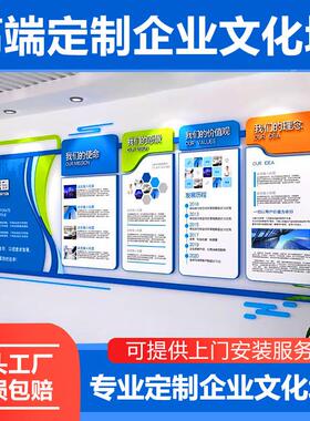公司企业团队风采励志文化墙定制办公室背景墙面装饰员工照片墙贴