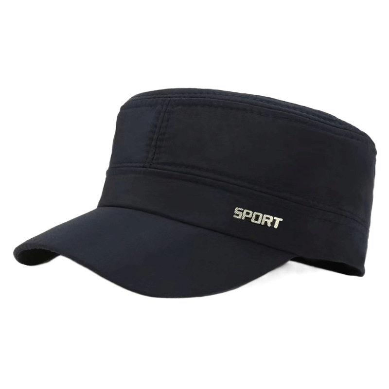 男士平顶帽后封口2025秋冬新款户外休闲百搭中老年短檐鸭舌帽,淘宝优惠券,粉丝福利购,淘宝优惠卷