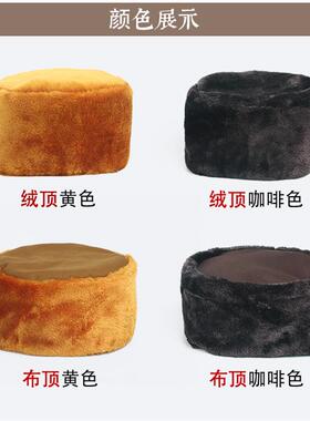 特价特价冬季保暖僧帽加绒加厚保暖抗寒冷土黄色咖啡色亲肤柔软内