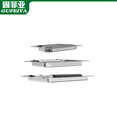 盖环弹簧拉手内嵌机柜箱把手隐藏式提手把工业设备航空箱配件提手 - 图1
