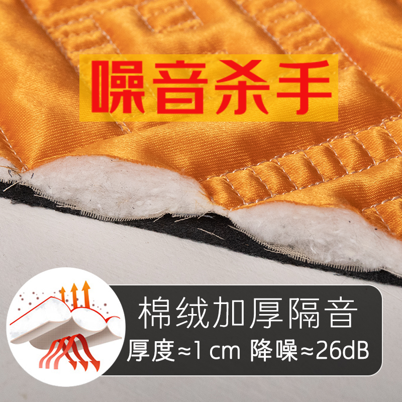 专业隔音门帘2023新款黑科技高效降噪吸音隔断帘过道免打孔门帘 - 图0