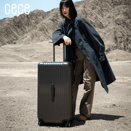 【新品】CECE大容量深仓拉链行李箱加厚结实耐用旅行拉杆学生箱子 - 图2