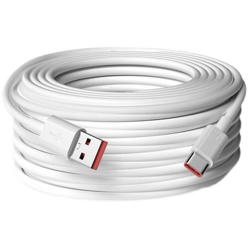 广逸官方正品typec数据线加长款6A适用华为荣耀超长快充100w充电线器安卓tpc三米usb监控tpyec手机tapyc车载2 - 图3